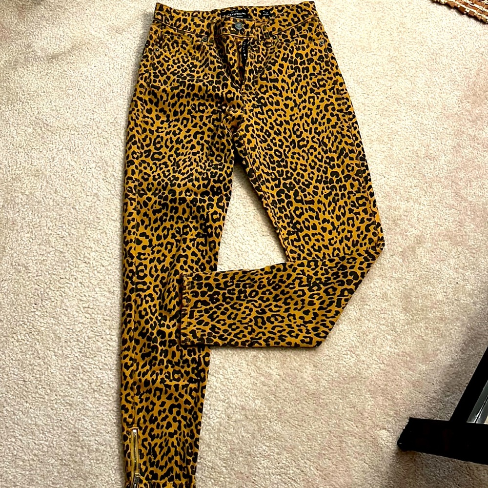 Lucky Brand animal print Jeans